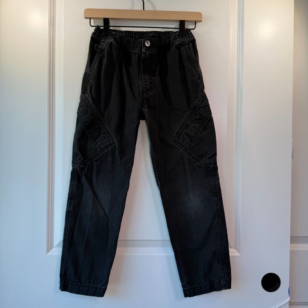 Jordan Boys Black Utility Carpenter Cargo Pants Elastic Waist Size S